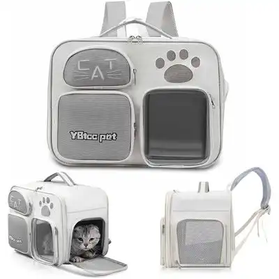 FurryFusion Mochila para perros y gatos - Gris - Furry Fusion - Comparador de precios