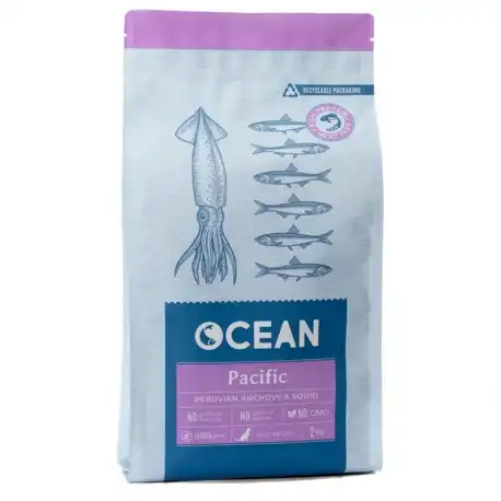 Ocean Pacific Pienso para Perros con Anchoveta Peruana y Calamar, 2 Kg - Ocean - Comparador de precios