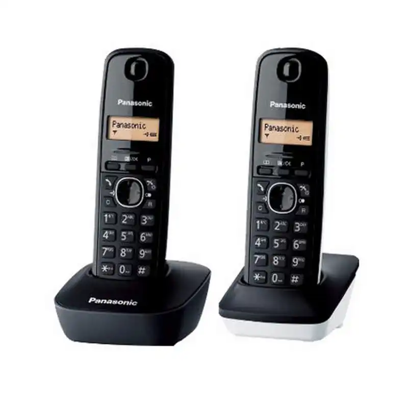 Panasonic KX-TG1612 Dúo Teléfono Inalámbrico Dect Negro