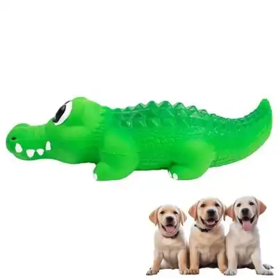 Pawffee Cocodrilo de látex interactivo de juguete para perros S - S - Pawffee - Comparador de precios