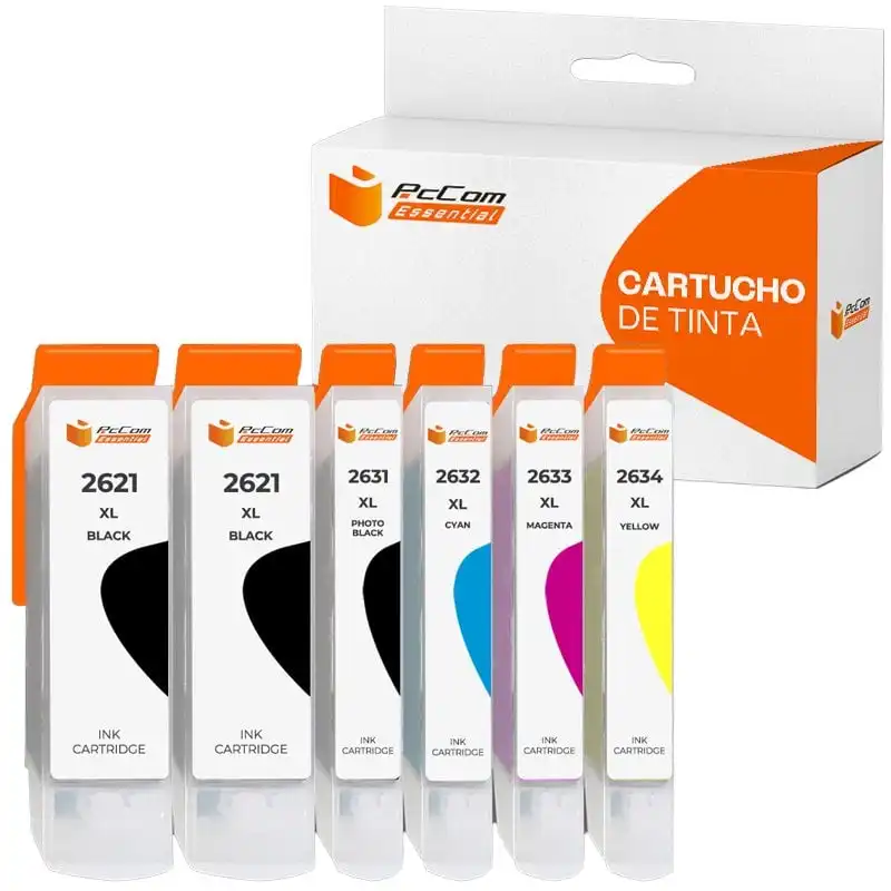 Pccom Essential Epson 26xl Cartucho Tinta Compatible Negro/negro Photo/cian/magenta/amarillo Pack 6