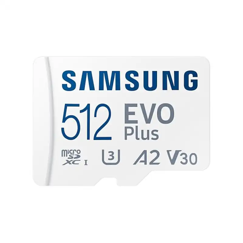 Samsung EVO Plus MicroSDXC 512GB UHS-I U3 V30 Clase 10 con Adaptador