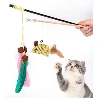 UAMLY  interactivo de plumas para gatos - 2 piezas - Uamly - Comparador de precios