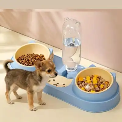 ZooVenture Dispensador de agua para gatos 3 en 1 - Cuencos, 15° - Azul - Zooventure - Comparador de precios