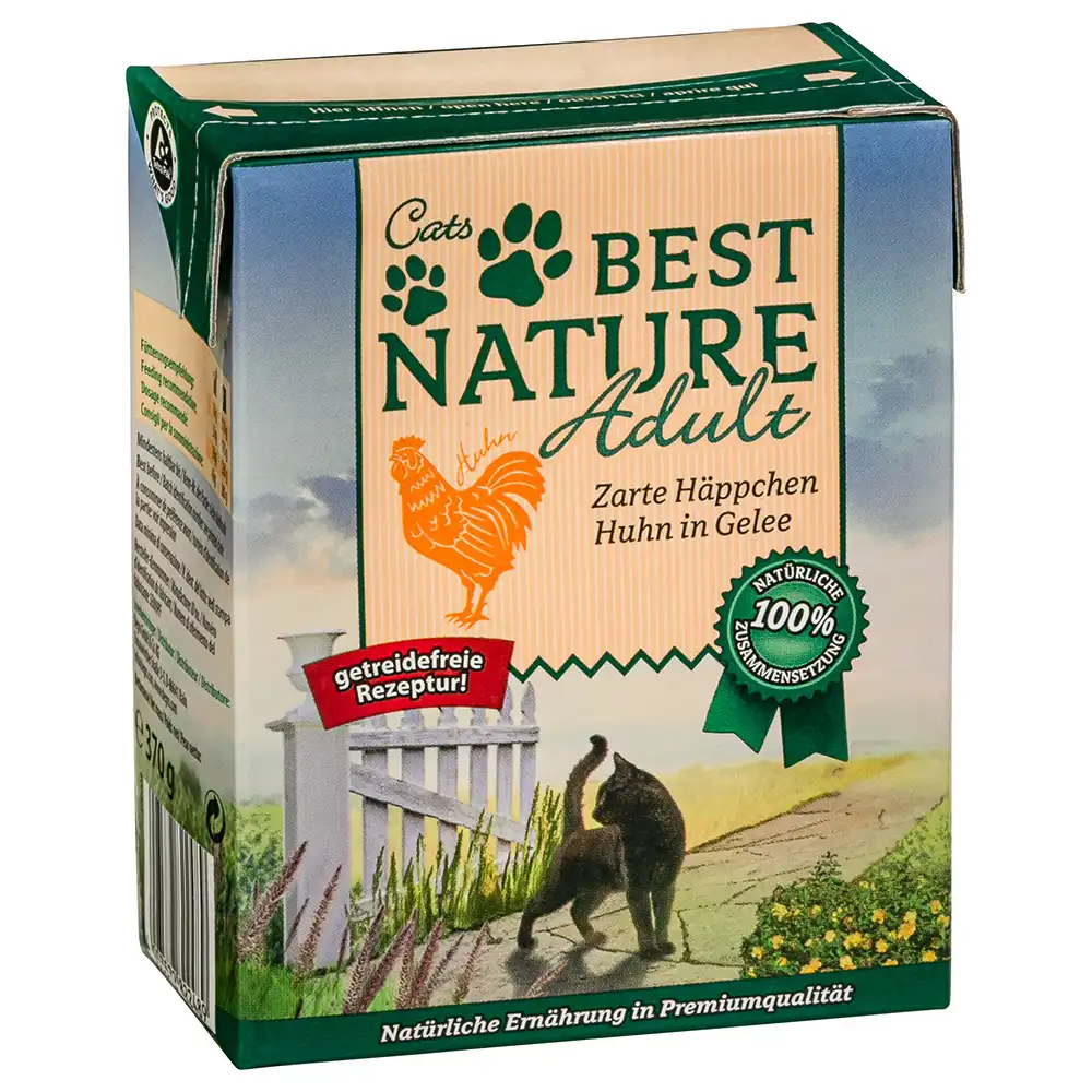 Best Nature Adulto comida húmeda para gatos 8 x 370 g - Pack mixto 4 variedades - Best Nature - Comparador de precios