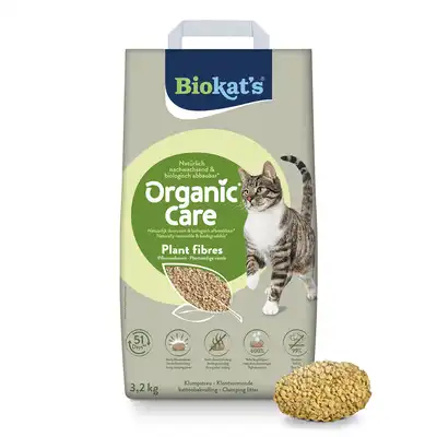 Biokat's Organic Care fibras vegetales - 8 litros (aprox. 3,2 kg) - Biokat's - Comparador de precios