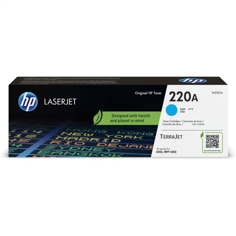 Cartucho de Tóner Original HP 220A Cian