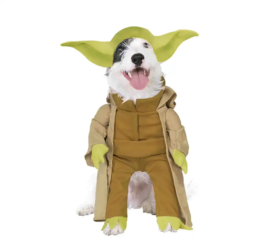 Disfraz Yoda deluxe de Star Wars para perro