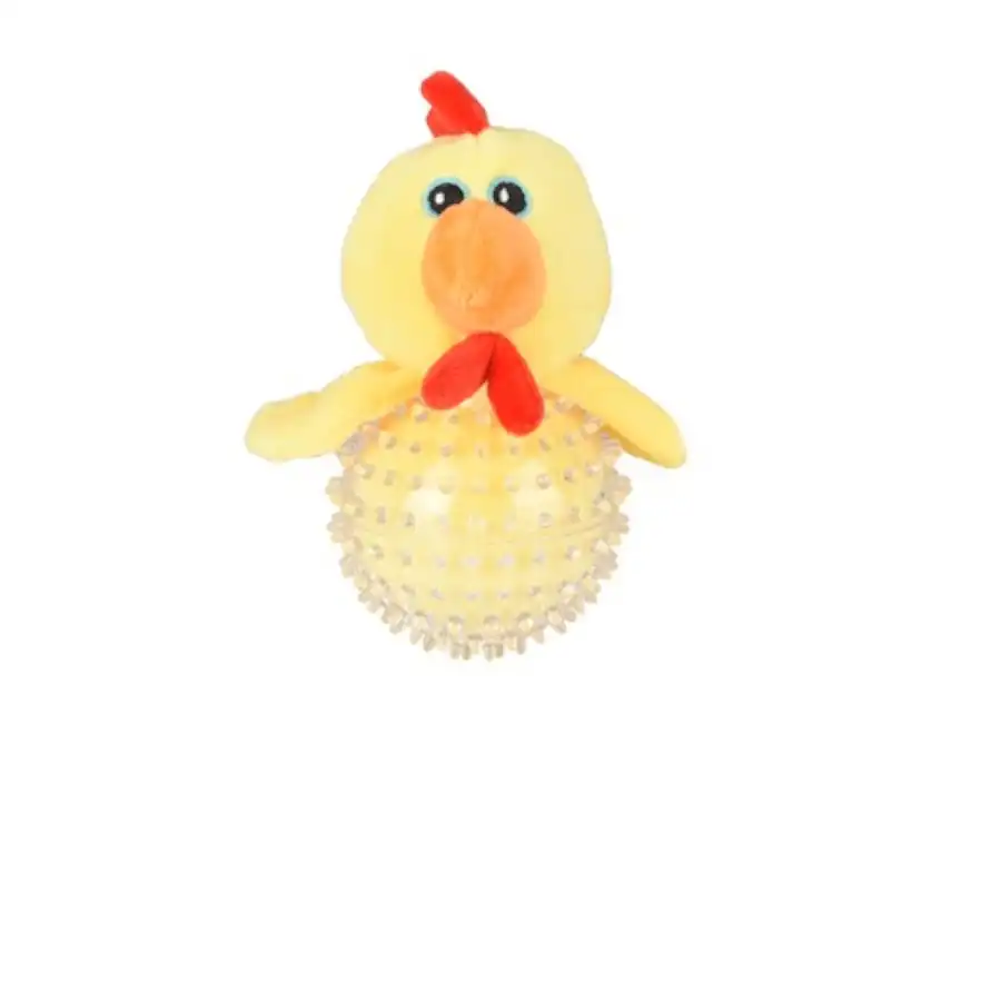 Flamingo Wilco Pollo Amarillo de Peluche para perros