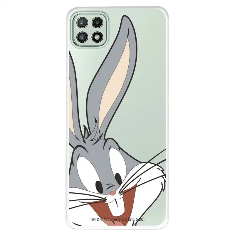 Funda Oficial de Warner Bros Bugs Bunny Silueta Transparente Looney Tunes para Samsung Galaxy A22 5G