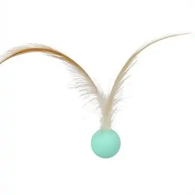 FurryFusion Pelota interactiva para gatos - Plumas y goma - Artículo 1 - Furry Fusion - Comparador de precios