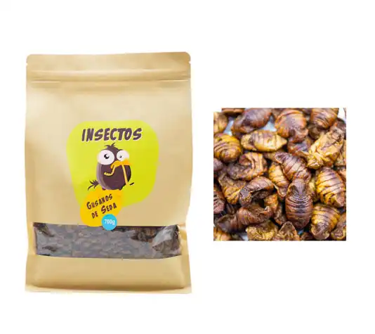 Gusanos de Seda Deshidratdos 700 g– Alimento Complementario para Aves, Peces de Estanque y Reptiles – Proteínas Naturales para Tus Mascotas - Finca Casarejo - Comparador de precios