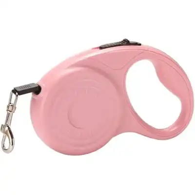 HausPets Correa retráctil de nailon de 5 m perros/gatos, rosa, automática - Artículo 1 - HausPets - Comparador de precios