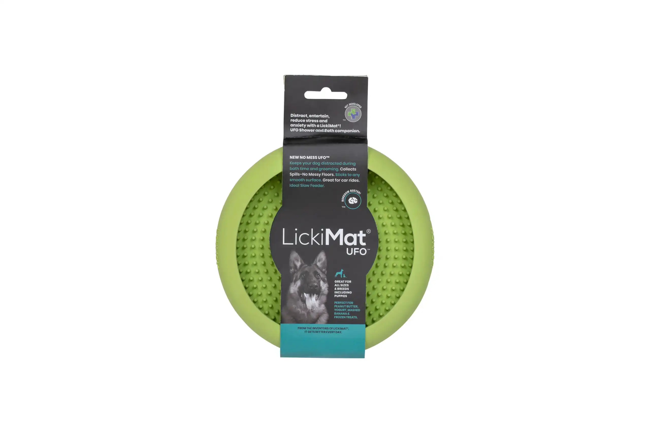 LickiMat Comedero UFO Verde para perros - 250 ml - LickiMat - Comparador de precios
