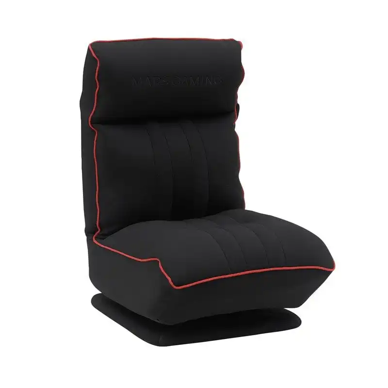 Mars Gaming MGC-THRONE Sofá Gaming Base Rotatoria 360º Respaldo y Reposacabezas Ajustables Rojo