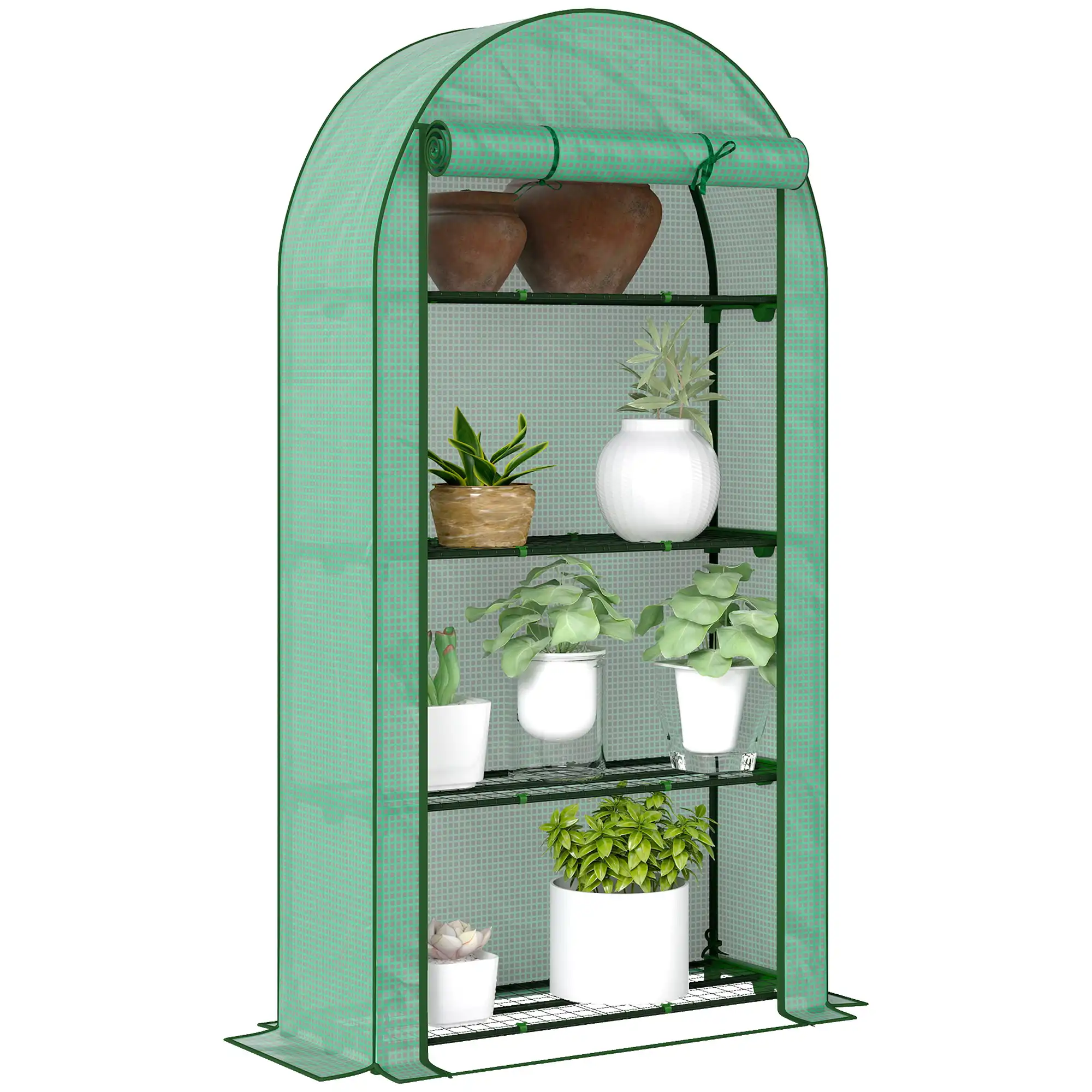 Outsunny Invernadero de Jardín Verde - 105 x 45 x 160 cm - Outsunny - Comparador de precios