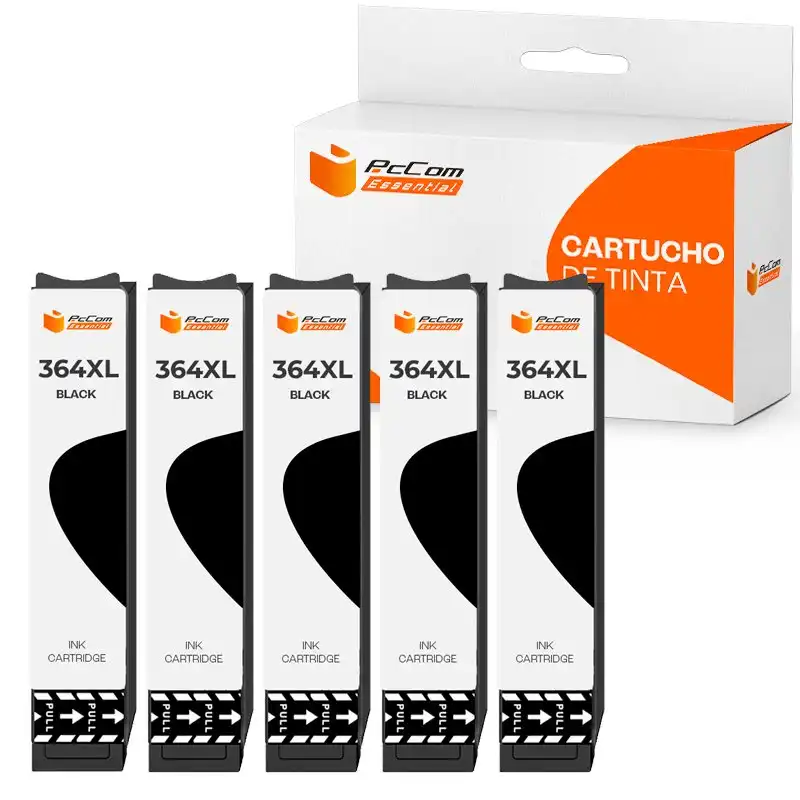 Pccom Essential Cartucho Tinta Compatible HP 364XL Negro Pack 5