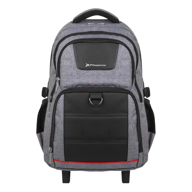 Phoenix Discovery Mochila con Ruedas para Portátil 17" Gris