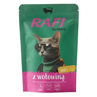 Rafi Cat Classic 10 x 100 g - Vacuno - Rafi - Comparador de precios