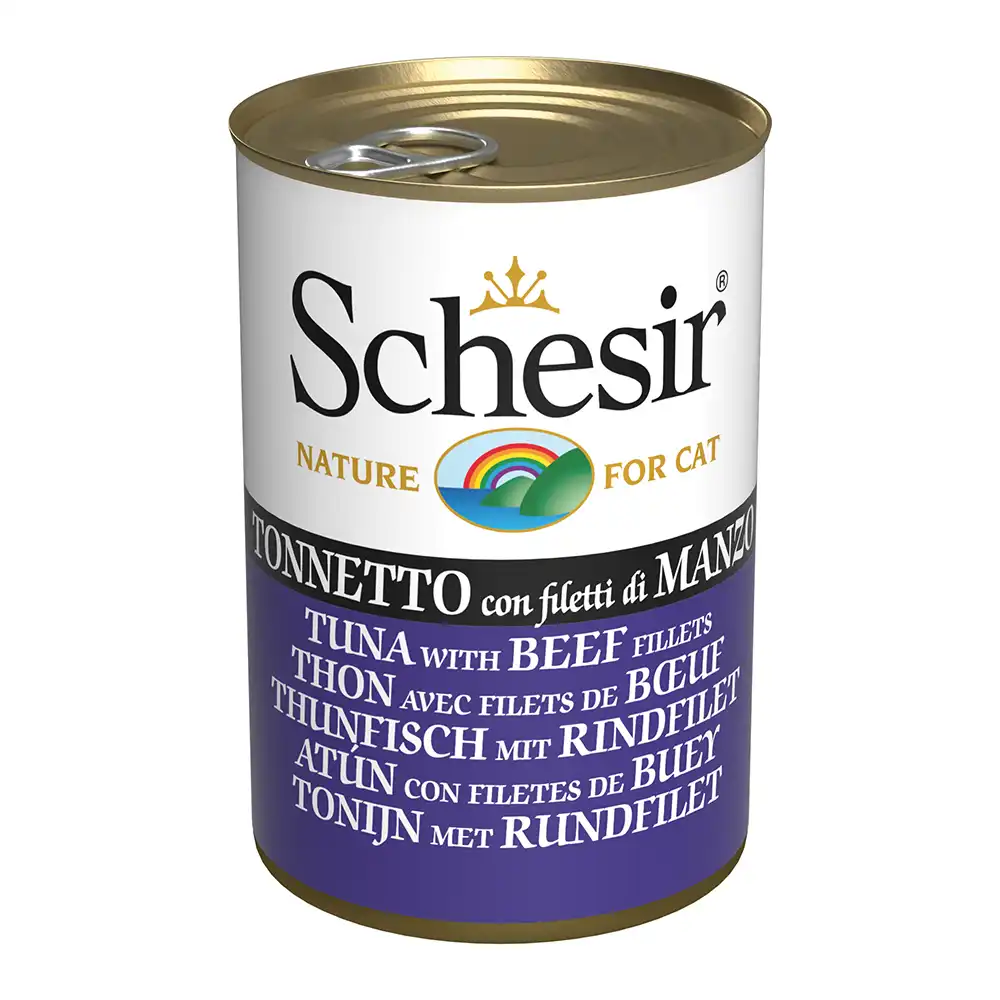 Schesir 6 x 140 g - Atún con filete de vacuno en gelatina - Schesir - Comparador de precios
