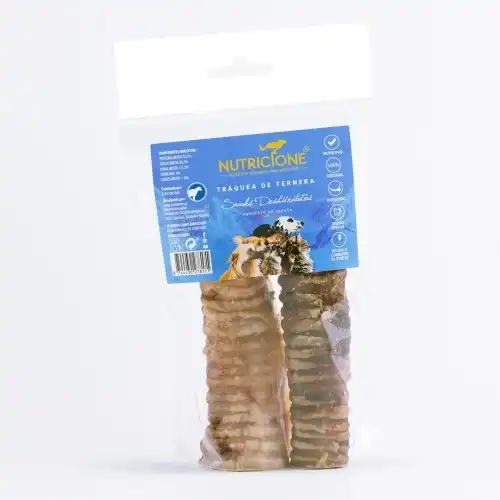 Snack para perros tráquea de ternera deshidratada - Nutricione - Comparador de precios