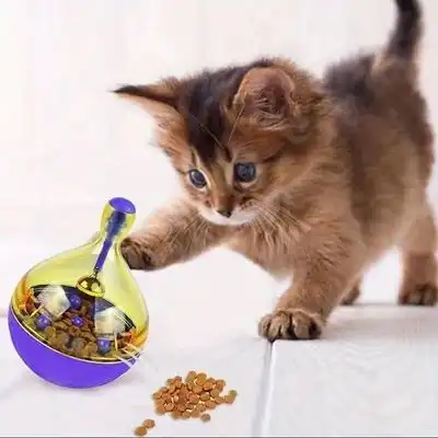 UAMLY Bola de comida que se derrama en el comedero del gato - púrpura - Uamly - Comparador de precios