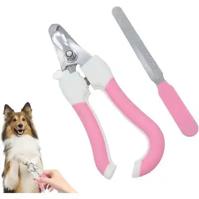ZooVenture Cortaúñas de acero inoxidable para perros y gatos rosas - Color: Rosa - Zooventure - Comparador de precios