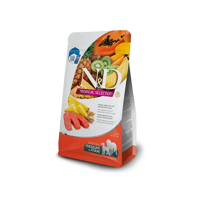 2Kg Farmina Tropical Pienso para Perros Medium Maxi con Salmón - Farmina - Comparador de precios