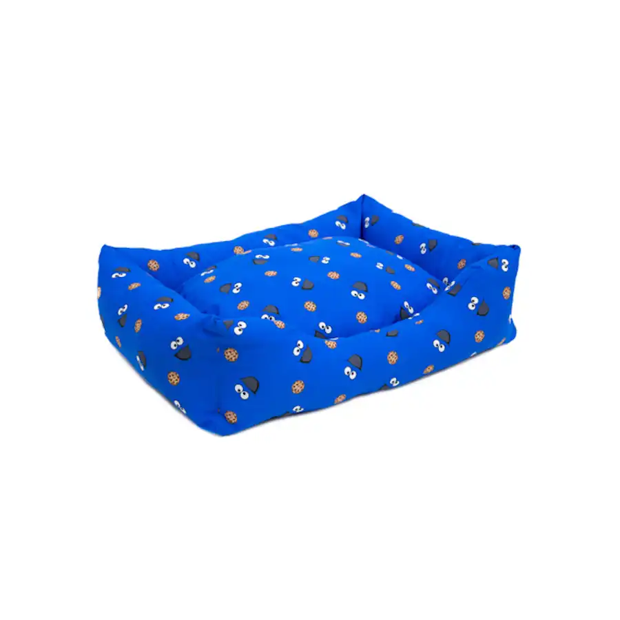 Dogzzz Snap Cama con Estampado Monstruo Come Galletas