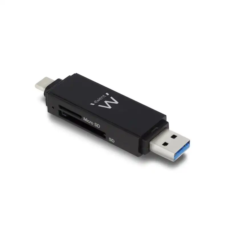 Ewent EW1075 Lector de Tarjetas USB 3.0/Tipo-C
