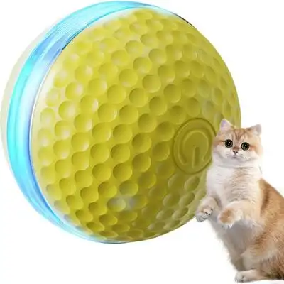 FurryFusion Bola eléctrica para gatos - AMARILLO - Furry Fusion - Comparador de precios
