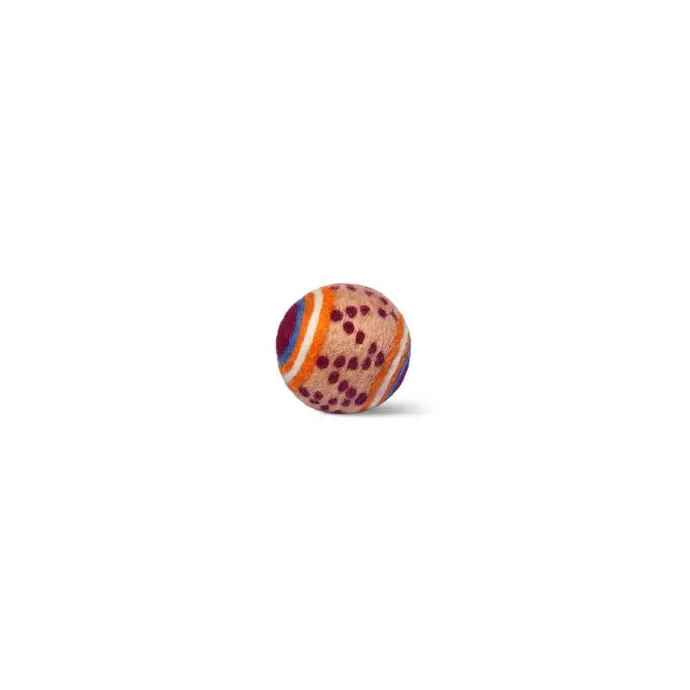 MariGold Pelota para gato de fieltro de lana artesanal Tepee-Ball - 5x5cm - MariGold - Comparador de precios