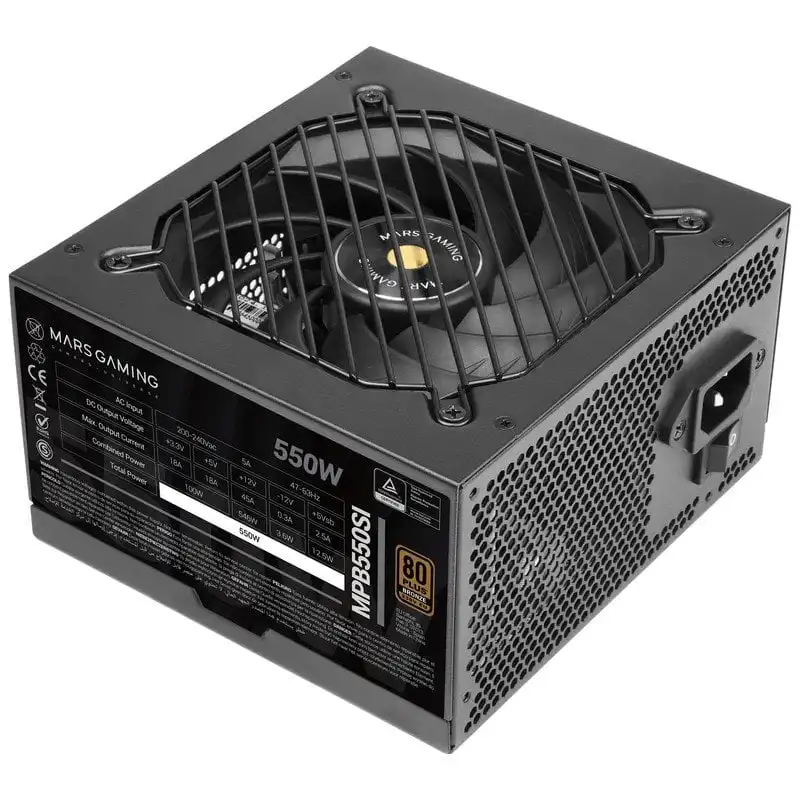 Mars Gaming MPB550SI ATX 550W 80 plus Bronze Fuente Alimentación