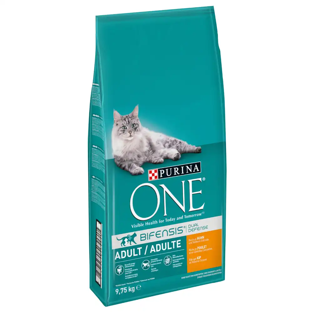 Purina ONE Adulto pollo y cereales integrales - 9,75 kg