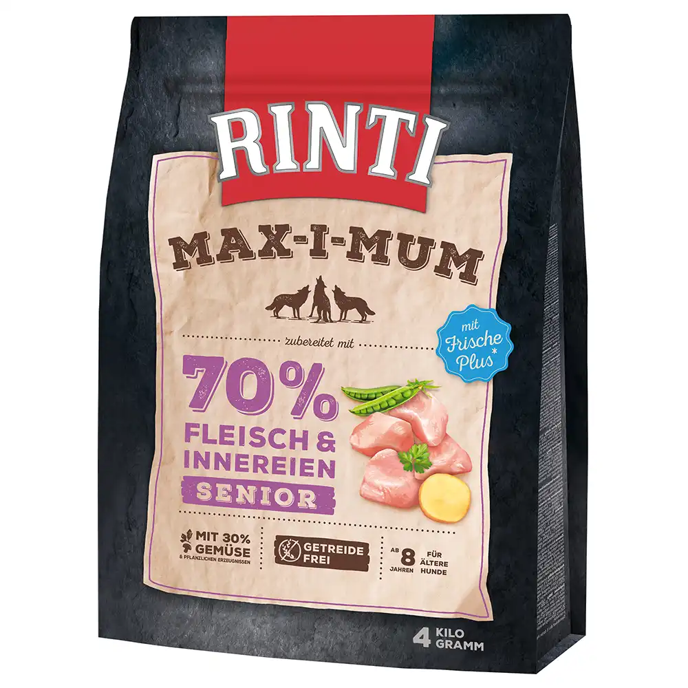 Rinti Max-i-mum Senior con pollo para perros - 4 kg