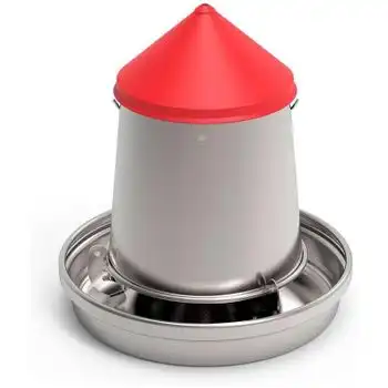 Tolva Metálica Gallinas 10 Kg, 33x40cm