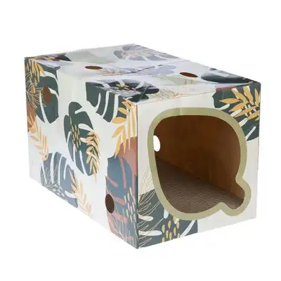 Túnel hojas TIAKI Nature túnel para gatos - 30 x 30 x 40 cm (An x Al x L) - TIAKI - Comparador de precios