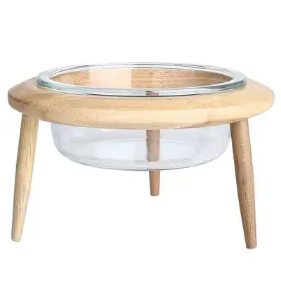 UAMLY cuenco de cristal elevado y ajustable para mascotas - 1 pieza - Uamly - Comparador de precios