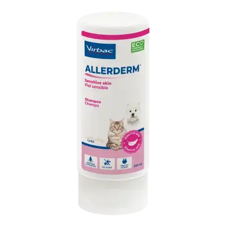 0.3 KG Virbac Allerderm Champú Piel Sensible para perros y gatos - Virbac - Comparador de precios