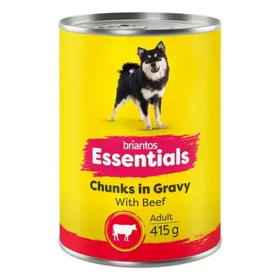 Briantos Essentials Chunks in Gravy 12 x 415 g - Vacuno - briantos - Comparador de precios