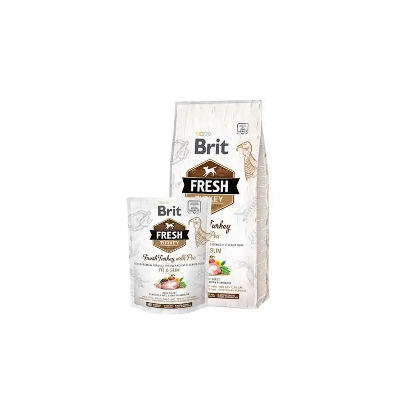 Brit fresh light fit & slim pavo guisantes pienso para perros, Peso 2,5 Kg - Brit - Comparador de precios