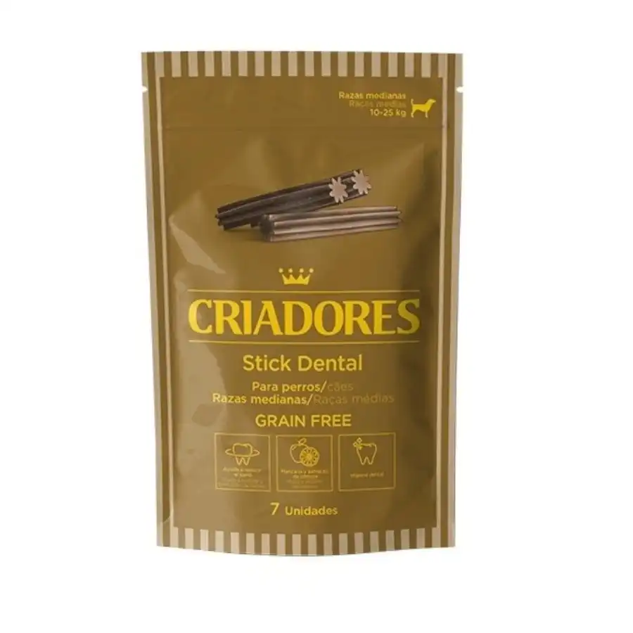 Criadores Snacks Dentales Grain Free para perros de raza pequeña