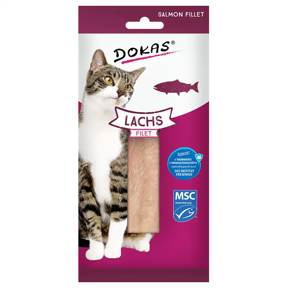 Dokas filete de salmón para gatos - 22 g