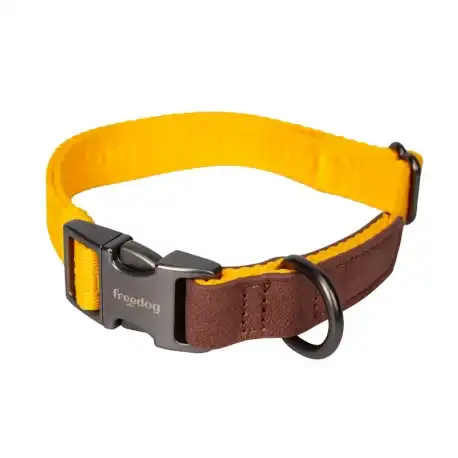 Freedog Linum Yellow Sunrise Collar para Perros Amarillo, 45-66 cm - Freedog - Comparador de precios