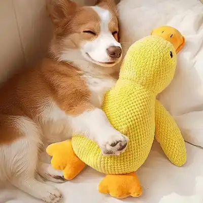 HausPets Patito de peluche de 35 cm con sonido, suave y para todos perros - Artículo 1 - HausPets - Comparador de precios