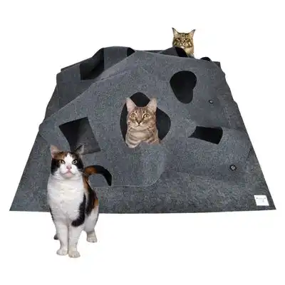 IntiMeg Alfombra de juegos para gatos - 100*100CM - IntiMeg - Comparador de precios