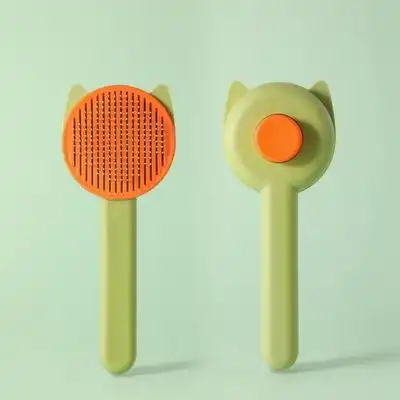 IntiMeg Peine autolimpiante para mascotas - Verde - IntiMeg - Comparador de precios