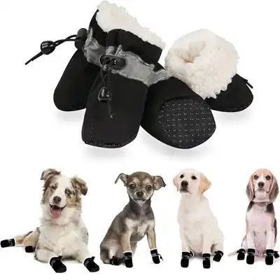 IntiMeg Zapatos protectores de felpa para perros - Largo: 7,5 Ancho: 6,5 - IntiMeg - Comparador de precios