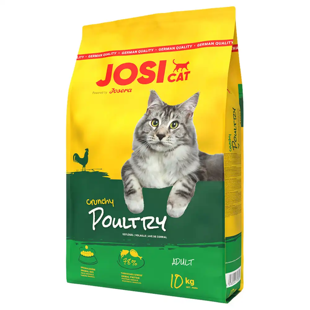 Josera JosiCat Crunchy con pollo - 10 kg