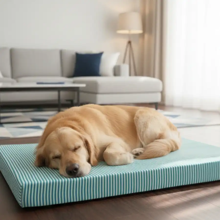 Leeby Colchón Rayas Finas para perros - 80 x 56 x 7 cm - Leeby - Comparador de precios